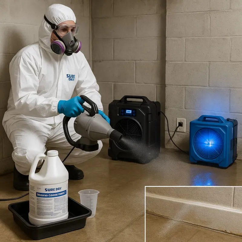 Sanitization and Odor Removal process in Crugers, NY